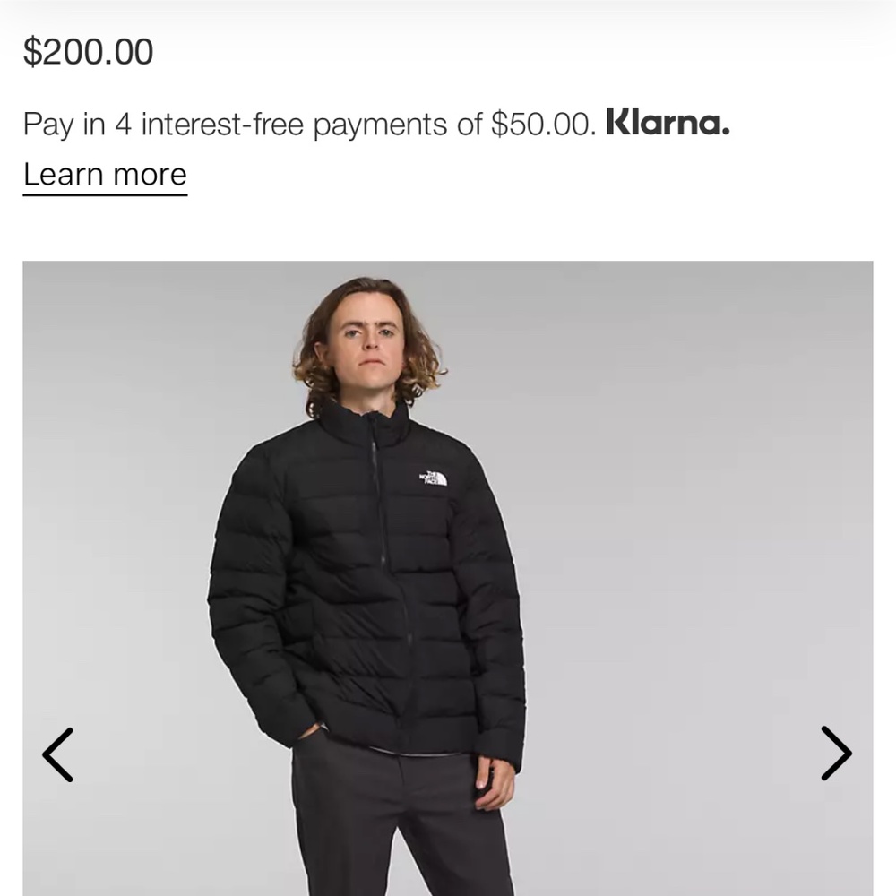 Men’s North Face Aconcagua Jacket - Size Small